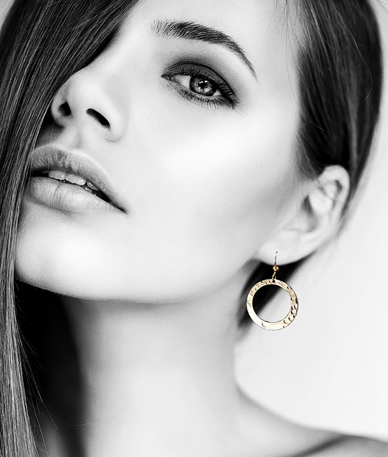 Hand Hammered 14K Gold Fill Hoop Earrings - MeAndMyMansJewelry