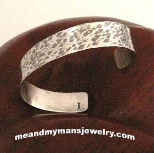 Hammered Sterling Silver Cuff Bracelet