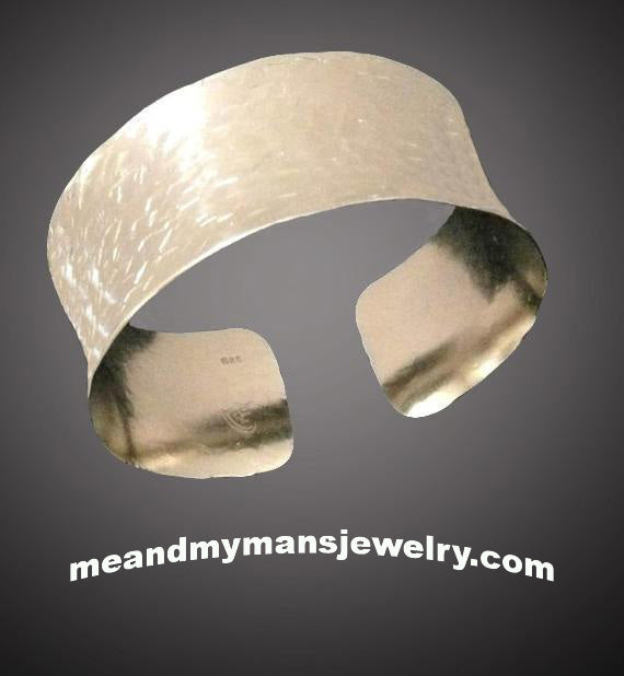 Hand Hammered Sterling Silver Cuff Bracelet