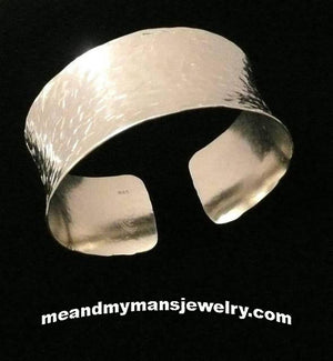Hand Hammered Sterling Silver Cuff Bracelet