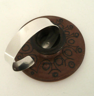 Narrow Sterling Silver Cuff Bracelet - MeAndMyMansJewelry